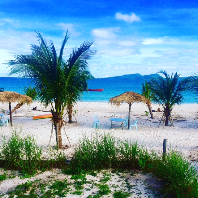 Blick vom Reef on the beach