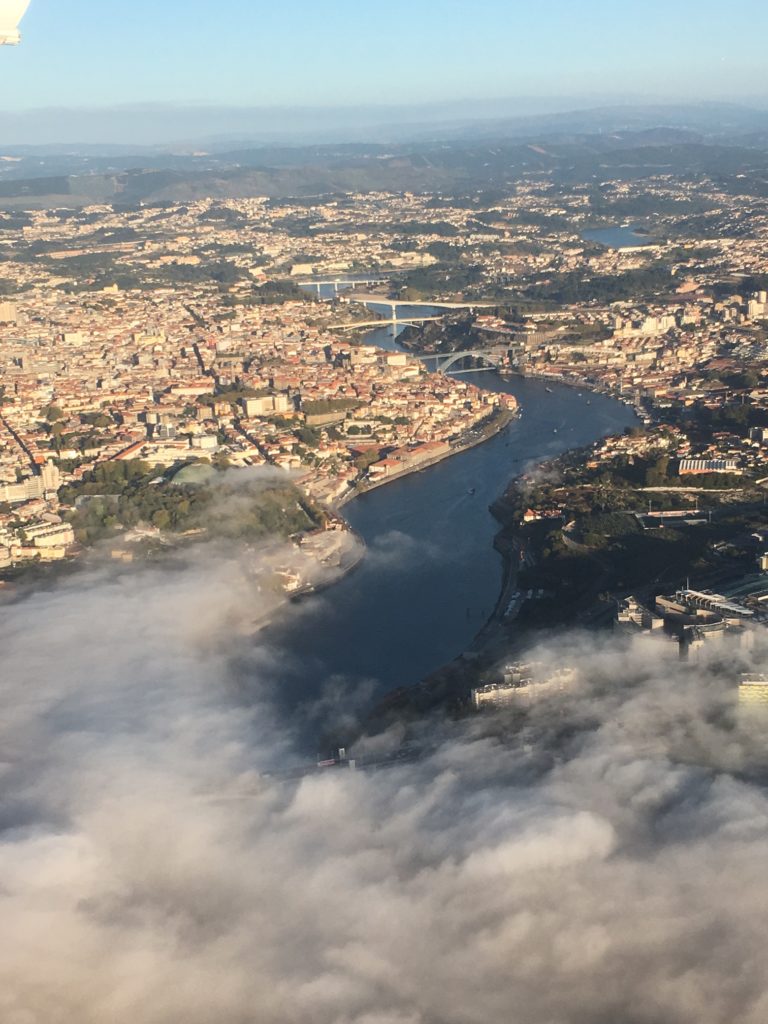 Anflug Porto